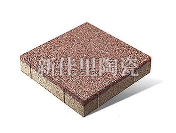 福州300*300mm 陶瓷透水砖 棕色